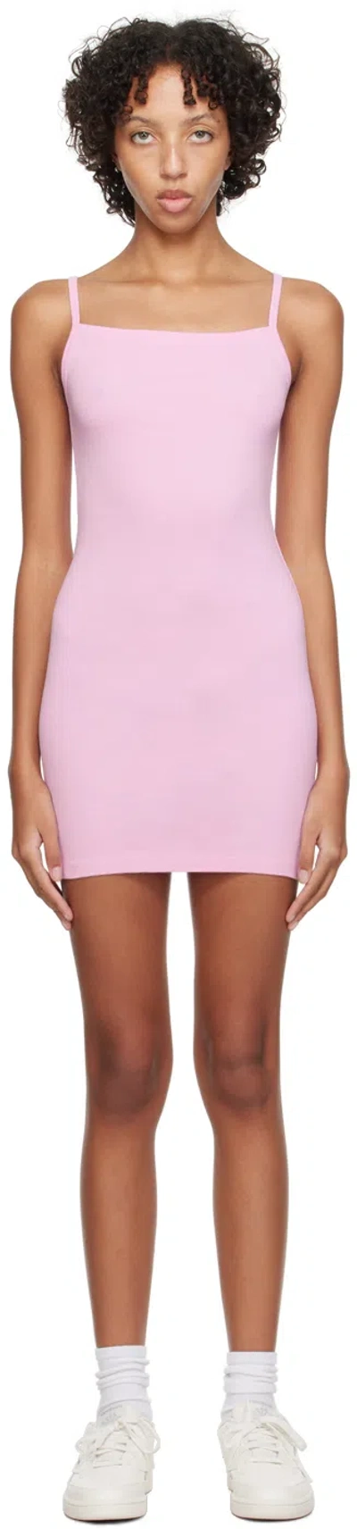 Gil Rodriguez Pink Lapointe Minidress In Orchid