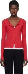 Gil Rodriguez Red Sophie Cardigan