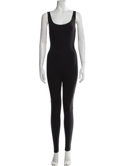 Pre-owned Gil Rodriguez Scoop Neck Jumpsuit In Black