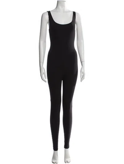 Pre-owned Gil Rodriguez Scoop Neck Jumpsuit In Black