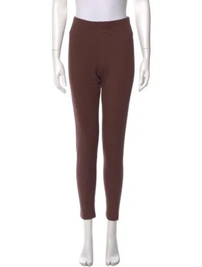 Pre-owned Gil Rodriguez Skinny Leg Pants In Brown