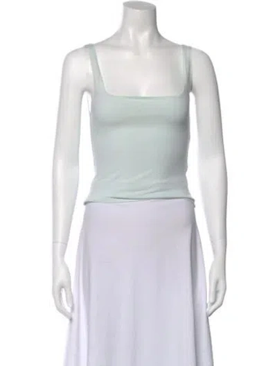 Pre-owned Gil Rodriguez Square Neckline Sleeveless Top In Neutral