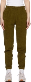 Gil Rodriguez Ssense Exclusive Green Terry Beachwood Lounge Pants In Olive