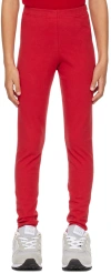 Gil Rodriguez Ssense Exclusive Kids Red Benton Leggings In Tomate