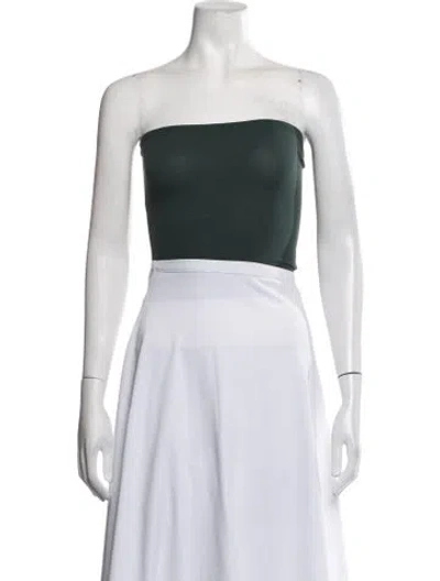 Pre-owned Gil Rodriguez Strapless Crop Top In Grey
