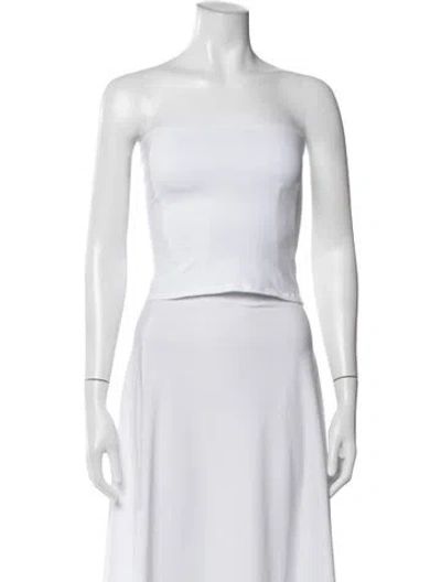 Pre-owned Gil Rodriguez Strapless Crop Top In Neutral