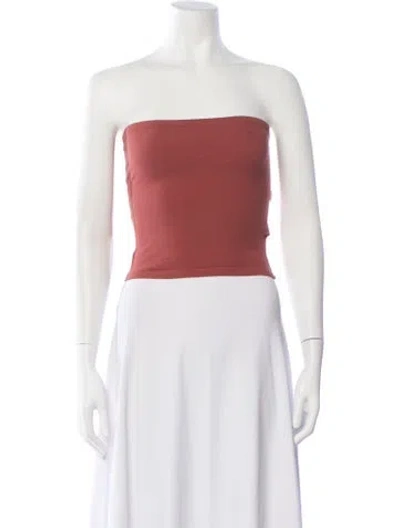 Pre-owned Gil Rodriguez Strapless Crop Top In Neutrals