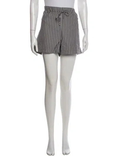 Pre-owned Gil Rodriguez Striped Knee-length Shorts In Blue