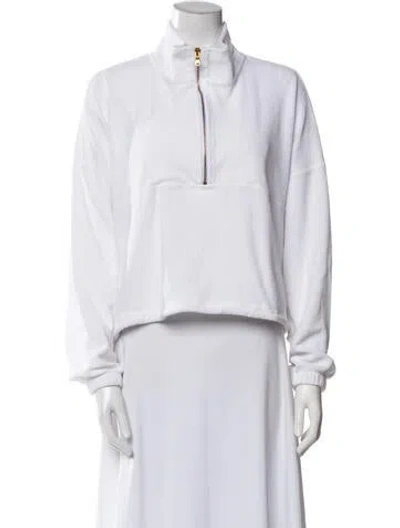 Pre-owned Gil Rodriguez Turtleneck Long Sleeve Sweatshirt In White