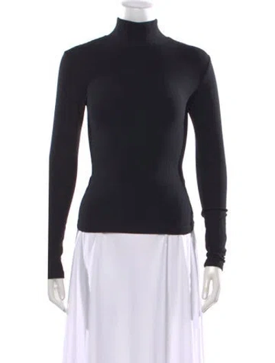 Pre-owned Gil Rodriguez Turtleneck Long Sleeve Top In Black