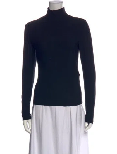Pre-owned Gil Rodriguez Turtleneck Long Sleeve Top In Blue