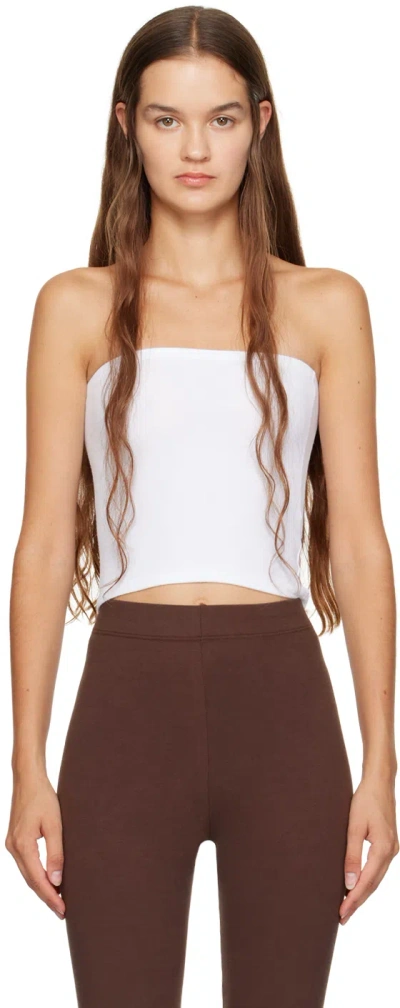 Gil Rodriguez White Convertible Tube Top