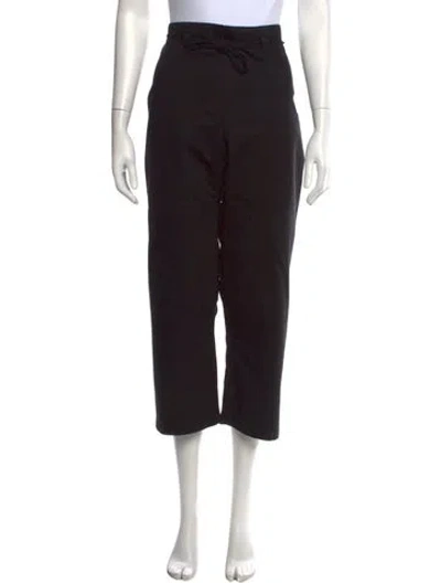 Pre-owned Gil Rodriguez Wide Leg Pants In Black