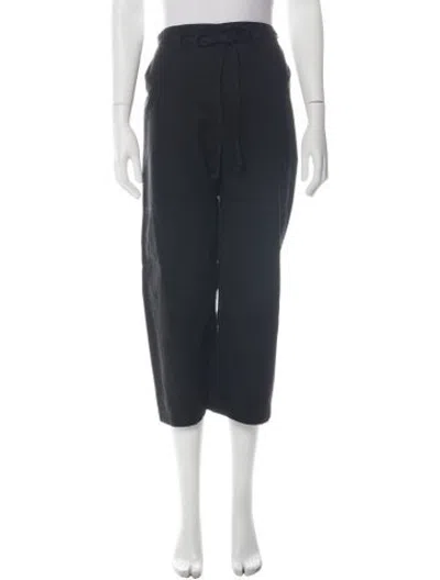 Pre-owned Gil Rodriguez Wide Leg Pants In Black