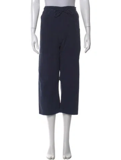 Pre-owned Gil Rodriguez Wide Leg Pants In Blue