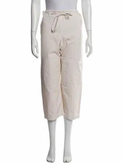Pre-owned Gil Rodriguez Wide Leg Pants In Neutral