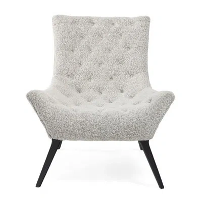 Gild Gabor Tufted Gray Accent Chair