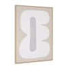 Gild Interval I, Hand Painted Canvas In White