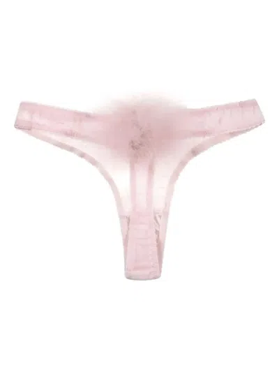 GILDA & PEARL DIANA POMPOM THONG