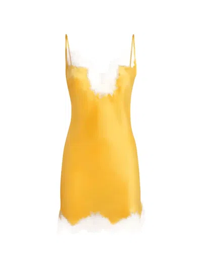 Gilda & Pearl Lace Secret Garden Slip In Yellow