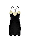 Gilda & Pearl Mayfair Black Short Silk Slip