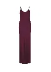 Gilda & Pearl Orchid Purple Long Silk Slip