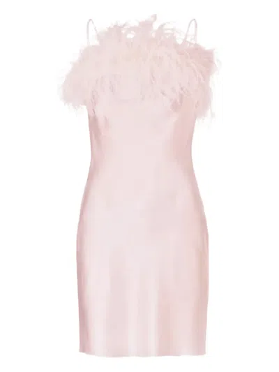 Gilda & Pearl Short Slip Dress In Pink