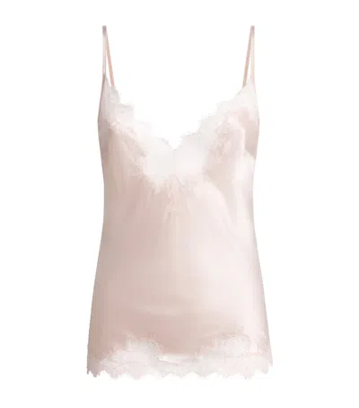Gilda & Pearl Silk In Dreams Camisole In Pink