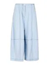 Gilda Midani Linen Pants In Light Blue