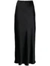Gilda & Pearl Aria Maxirock Aus Seide In Black