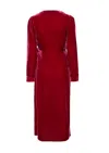 Gilda & Pearl Frankly My Dear Midi Robe In  Mulberry