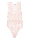 Gilda & Pearl Gilded Macaron Lace Body In Pink
