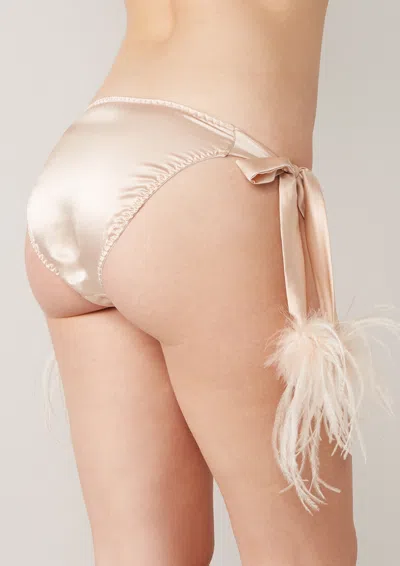 Gilda & Pearl Mia Tie Side Knicker In  Shell