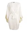 Gilda & Pearl Gina Short Robe In Ivory
