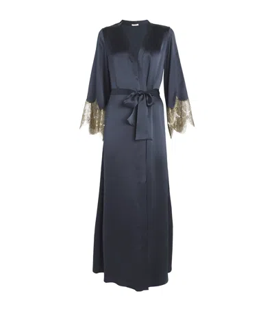 GILDA & PEARL SILK-LACE MATINEE ROBE 