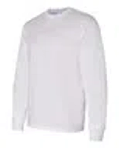 Pre-owned Gildan 100  Heavy Cotton White Adult Long Sleeve T-shirts Bulk Blank Lot S M L Xl