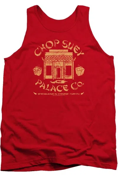 Gildan A Christmas Story Chop Suey Palace Co Adult Tank Top In Red