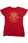 Gildan A Christmas Story Chop Suey Palace Co Short Sleeve Womens Tee / T-shirt In Red