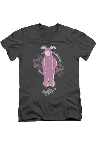 Gildan A Christmas Story Pink Nightmare Short Sleeve Adult V Neck Premium Cotton Tee / T-shirt