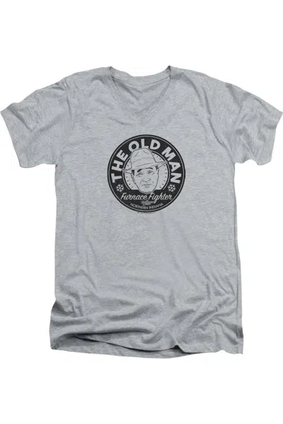Gildan A Christmas Story The Old Man Short Sleeve Adult V Neck Premium Cotton Tee / T-shirt In Multi