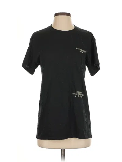 Pre-owned Gildan Active T-shirt In Black