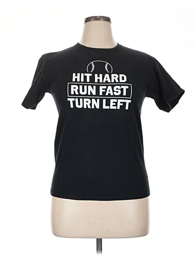 Pre-owned Gildan Active T-shirt In Black