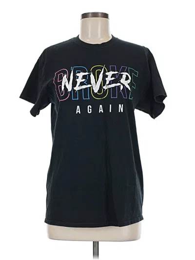 Pre-owned Gildan Active T-shirt In Black