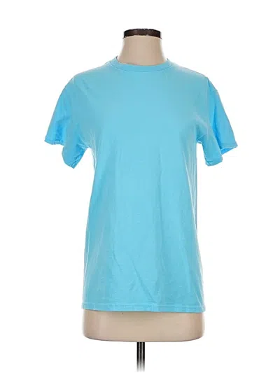 Pre-owned Gildan Active T-shirt In Blue