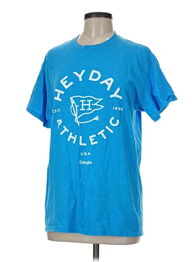 Pre-owned Gildan Active T-shirt In Blue