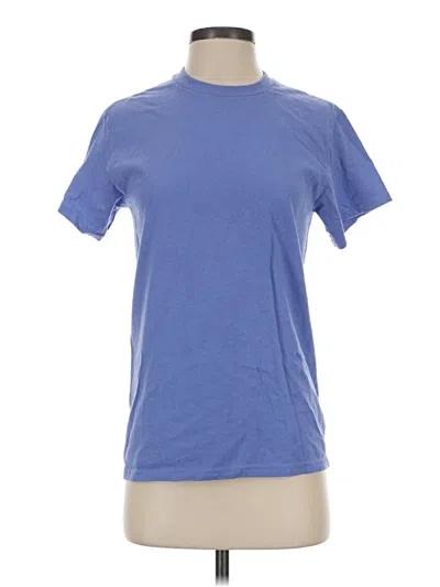 Pre-owned Gildan Active T-shirt In Blue