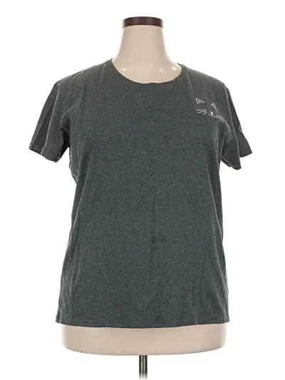 Pre-owned Gildan Active T-shirt In Gray
