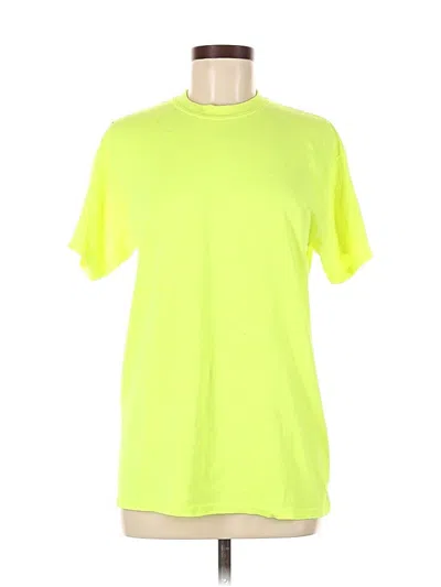 Pre-owned Gildan Active T-shirt In Green