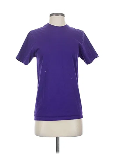 Pre-owned Gildan Active T-shirt In Purple
