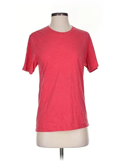 Pre-owned Gildan Active T-shirt In Red